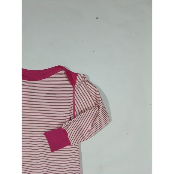 Patagonia Capilene 3 Base Layer Shirt Size 3 Years Pink Outdoors Winter Snaps - Picture 3 of 10